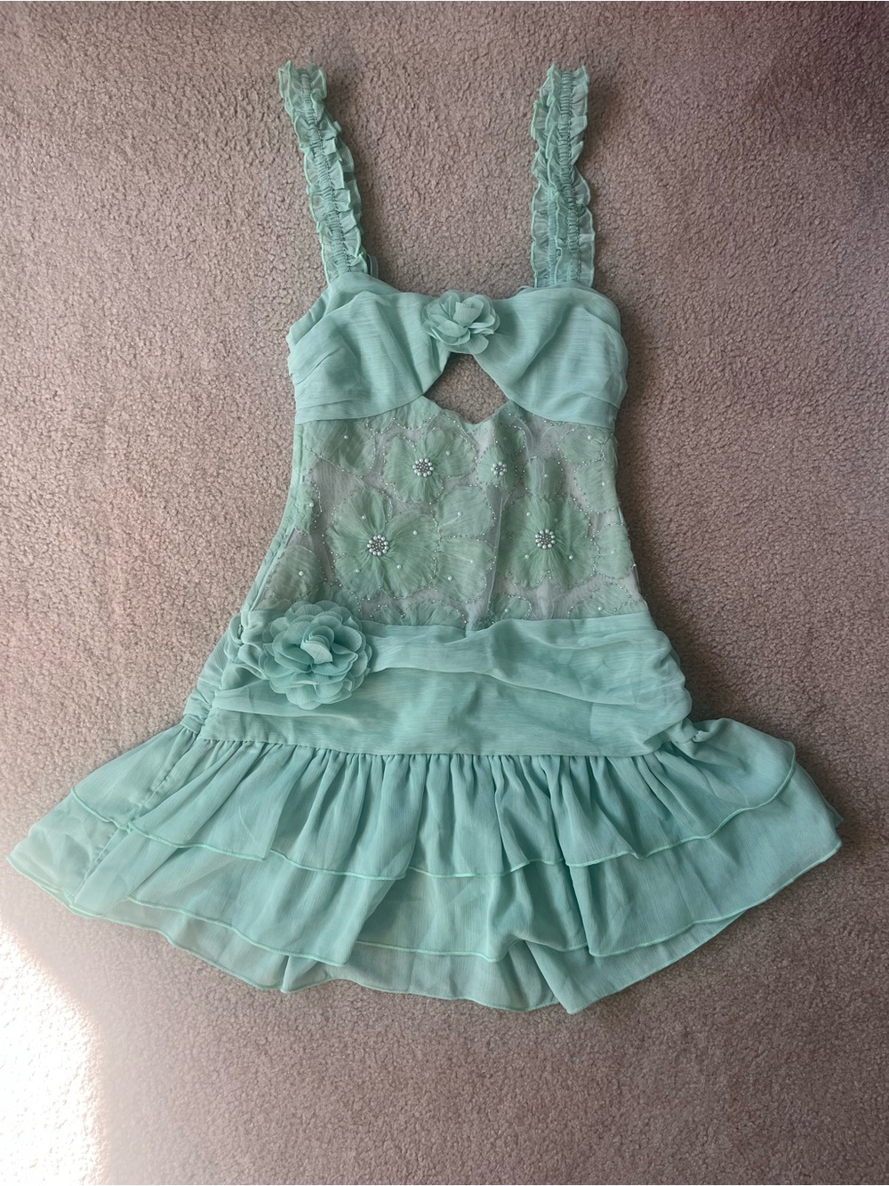 GIADA MINI DRESS MINT GREEN